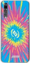 Huawei P20 Pro Hoesje Transparant TPU Case - Flower Tie Dye #ffffff