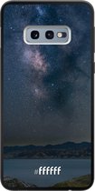 Samsung Galaxy S10e Hoesje TPU Case - Landscape Milky Way #ffffff