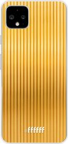 Google Pixel 4 XL Hoesje Transparant TPU Case - Bold Gold #ffffff