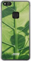 Huawei P10 Lite Hoesje Transparant TPU Case - Leaves Macro #ffffff