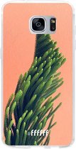 Samsung Galaxy S7 Hoesje Transparant TPU Case - Waving Plant #ffffff