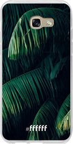 Samsung Galaxy A5 (2017) Hoesje Transparant TPU Case - Palm Leaves Dark #ffffff