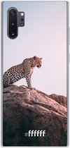 Samsung Galaxy Note 10 Plus Hoesje Transparant TPU Case - Leopard #ffffff