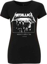 Tshirt Femme Metallica -M- MOP Photo Damage Inc Tour Zwart