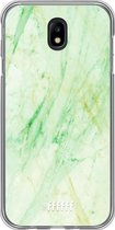 Samsung Galaxy J7 (2017) Hoesje Transparant TPU Case - Pistachio Marble #ffffff