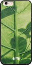 iPhone 6 Plus Hoesje TPU Case - Leaves Macro #ffffff