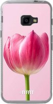 Samsung Galaxy Xcover 4 Hoesje Transparant TPU Case - Pink Tulip #ffffff