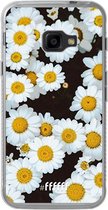 Samsung Galaxy Xcover 4 Hoesje Transparant TPU Case - Daisies #ffffff