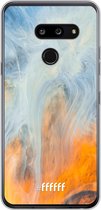 LG G8 ThinQ Hoesje Transparant TPU Case - Fire Against Water #ffffff