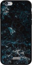 iPhone 6s Hoesje TPU Case - Dark Blue Marble #ffffff