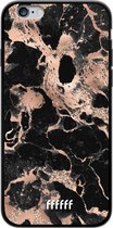 iPhone 6s Hoesje TPU Case - Rose Gold Marble #ffffff