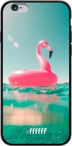 iPhone 6s Hoesje TPU Case - Flamingo Floaty #ffffff