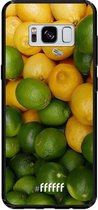 Samsung Galaxy S8 Hoesje TPU Case - Lemon & Lime #ffffff