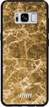 Samsung Galaxy S8 Hoesje TPU Case - Gold Marble #ffffff