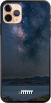 iPhone 11 Pro Max Hoesje TPU Case - Landscape Milky Way #ffffff