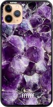 iPhone 11 Pro Max Hoesje TPU Case - Purple Geode #ffffff