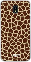 Samsung Galaxy J7 (2018) Hoesje Transparant TPU Case - Giraffe Print #ffffff