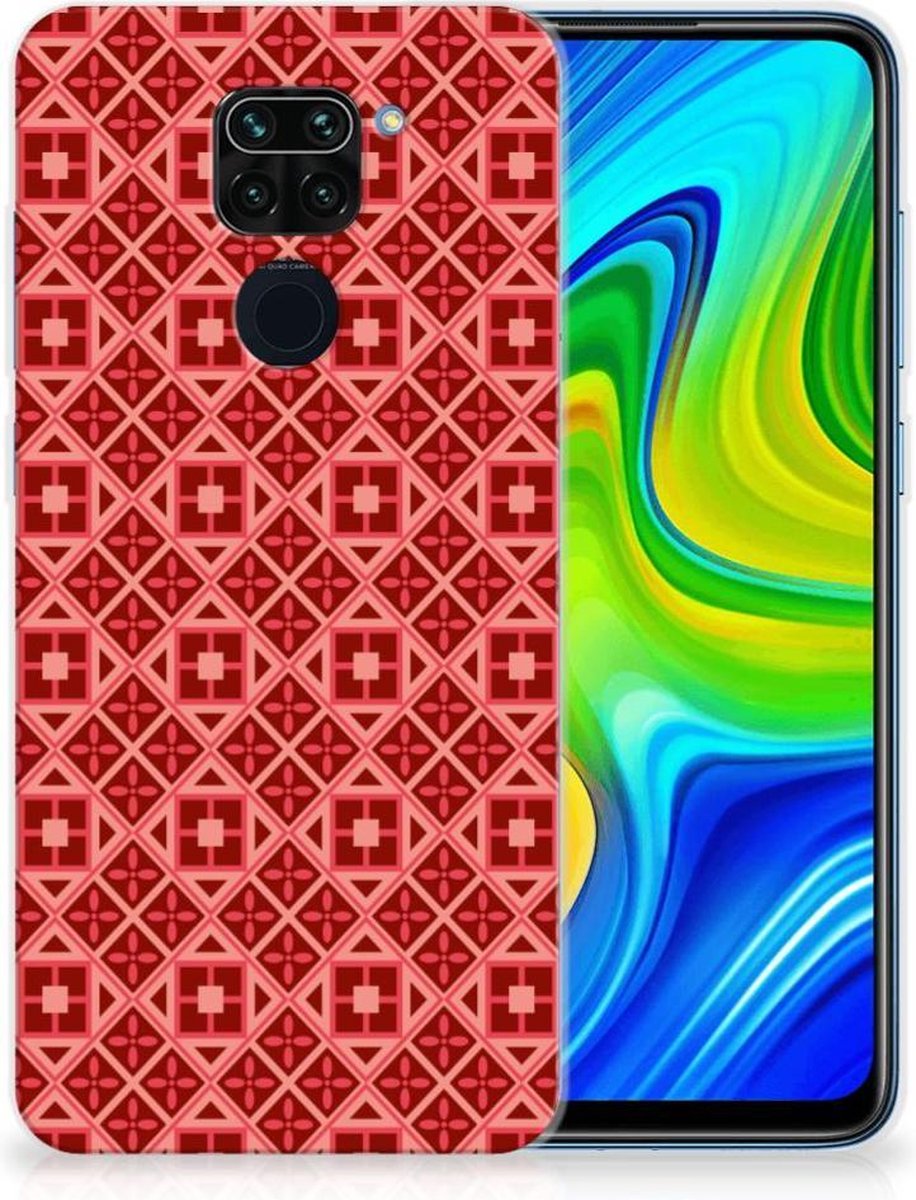 Xiaomi Redmi Note9 TPU bumper Batik Rood
