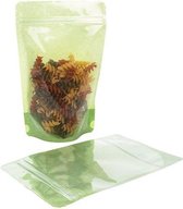 Stazakken Rijstpapier Transparant/Groen 15x9x23,2cm | 312 gram (100 stuks)