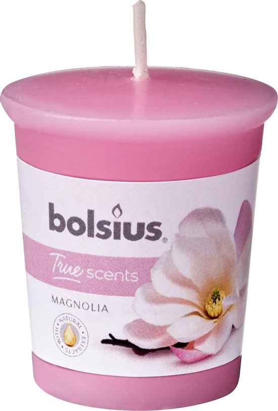 Bolsius Votive 53/45 rond Magnolia 12 st
