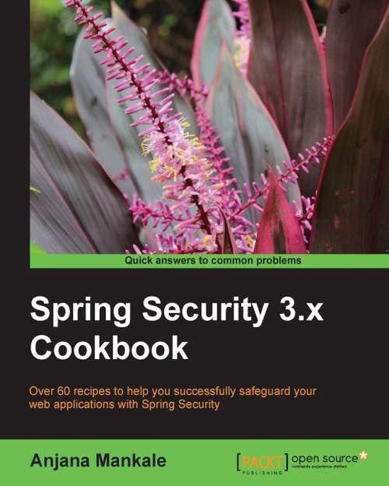 Spring Security 3.x Cookbook - cover