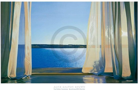 Long Golden Day - Alice Dalton Brown - Framed art Print