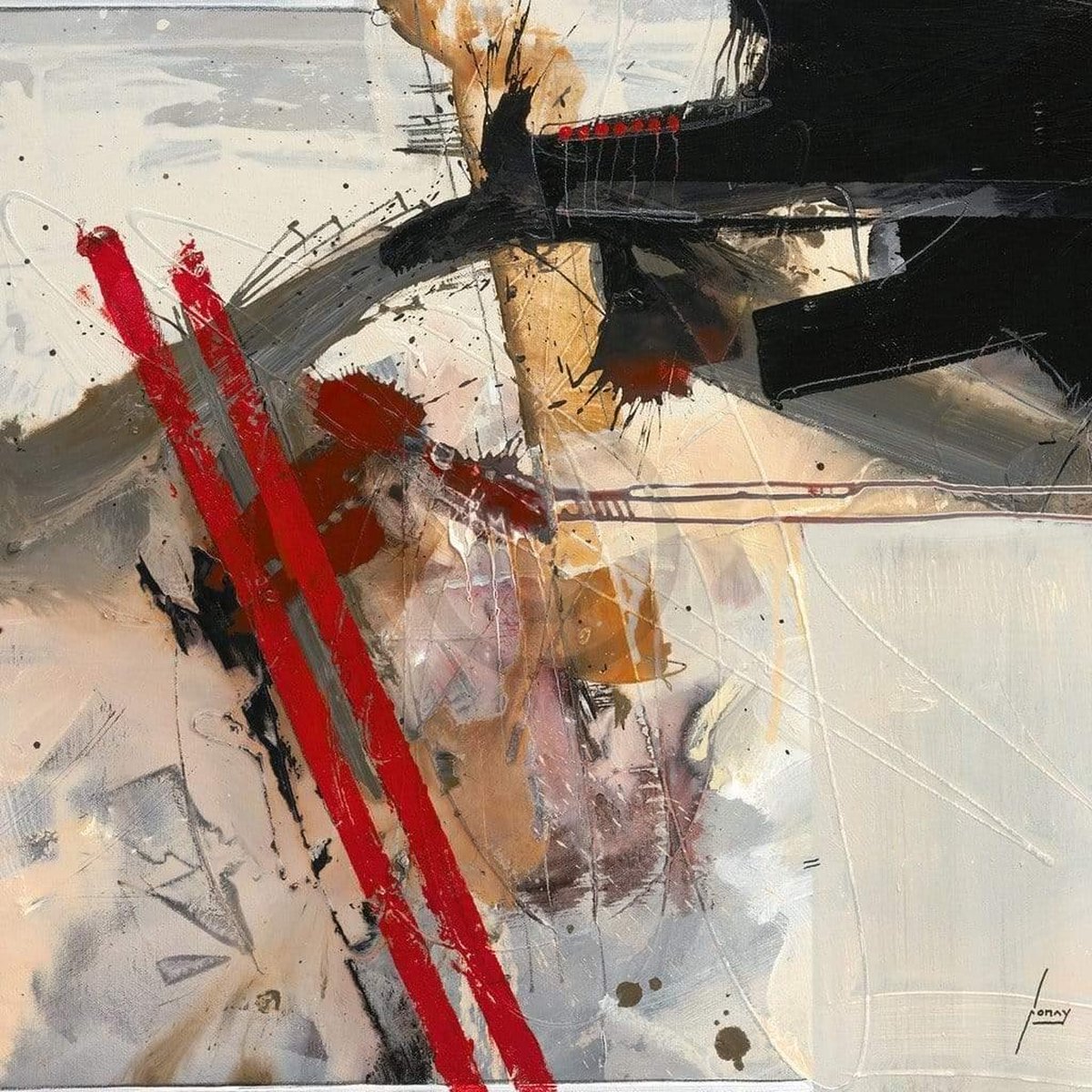 PGM Kunstdruk Norbert Mayer - Kann die Lust moralisch sein 71x56cm Divers