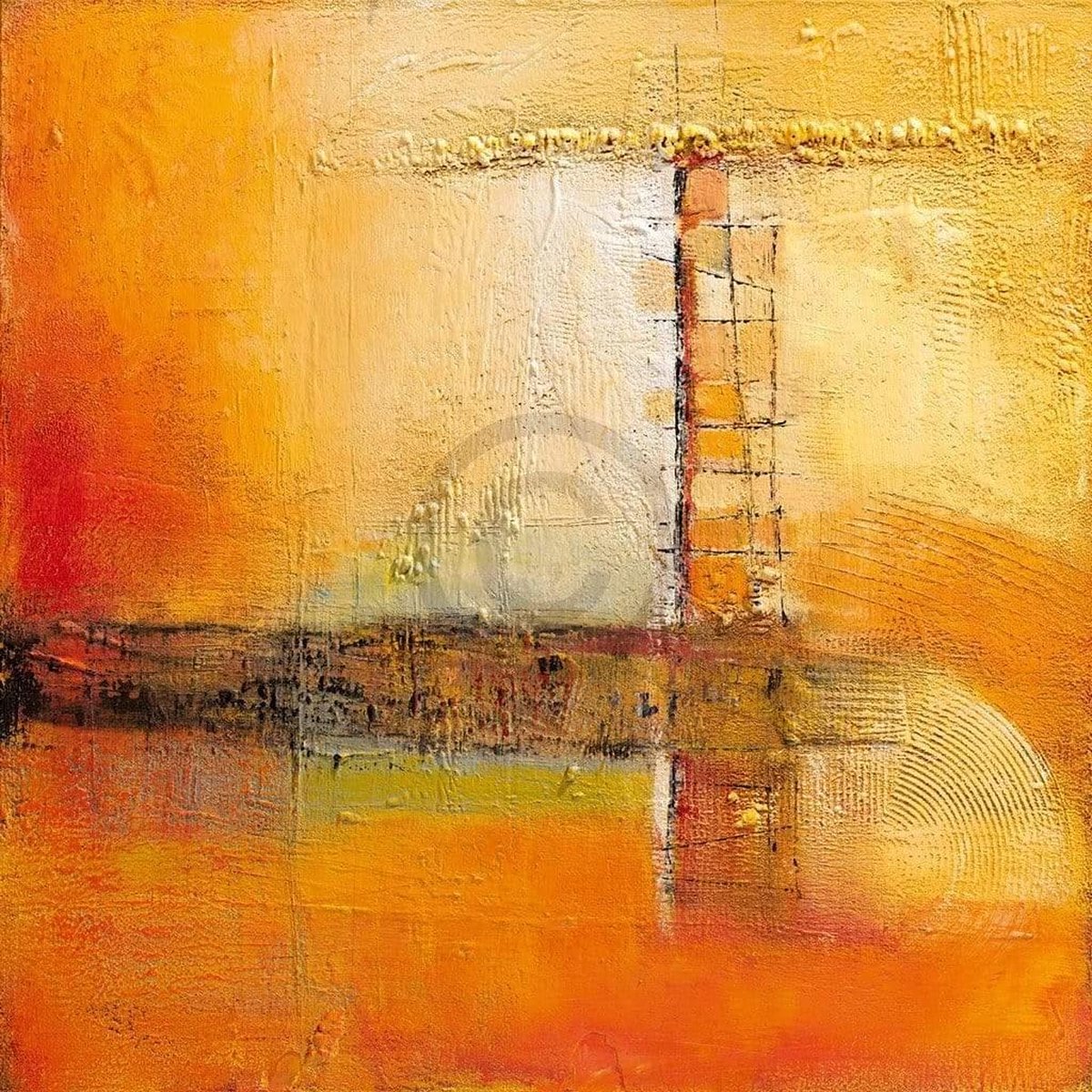 PGM Kunstdruk Bea Danckaert - Stairway to heaven 98x98cm Divers