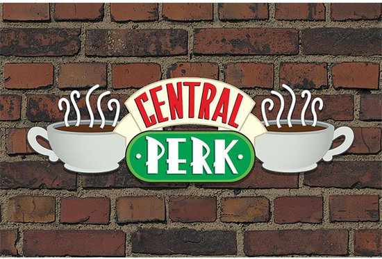 Pyramid Poster - Friends Central Perk Brick - 61 X 91.5 Cm - Multicolor