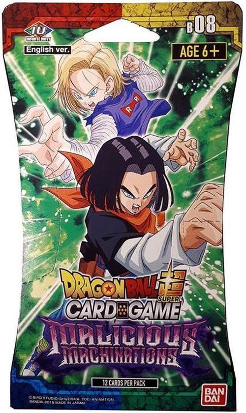 TCG Dragon Ball SCG Malicious Machinations Sleeved Booster Pack DRAGON BALL  | Games | bol