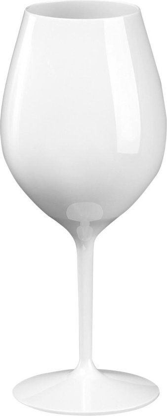 1x Verres à vin Witte ou rouge 51 cl / 510 ml de plastique blanc incassable  