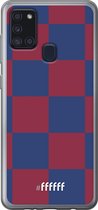 Samsung Galaxy A21s Hoesje Transparant TPU Case - FC Barcelona #ffffff