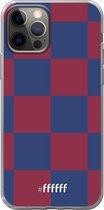 iPhone 12 Hoesje Transparant TPU Case - FC Barcelona