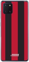 Samsung Galaxy Note 10 Lite Hoesje Transparant TPU Case - AC Milan #ffffff