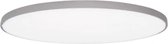 LED Plafondlamp - Badkamerlamp - Facto Nirvak - 24W - Dimbaar - Spatwaterdicht IP44 - Natuurlijk Wit 4000K - Rond - Opbouw - Mat Zilver - Aluminium - OSRAM LEDs - BSE