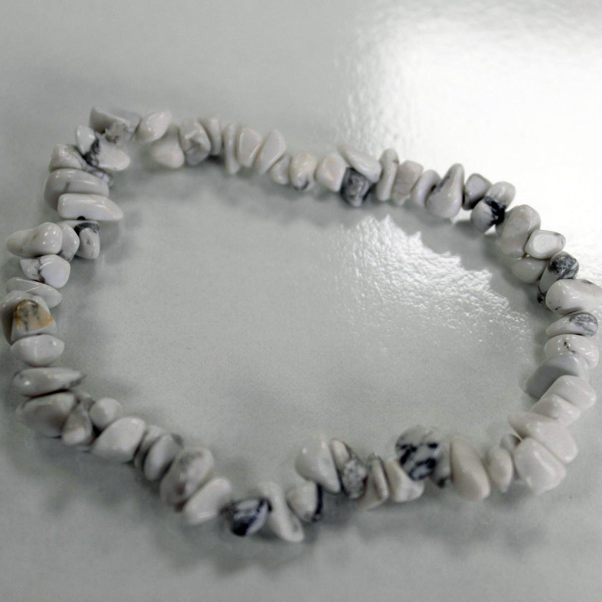 3 x Chipstone Armband - Witte Jaspis