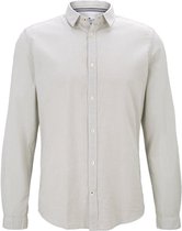 Tom Tailor Lange mouw Overhemd - 1021884 Wolwitecru (Maat: XXXL)