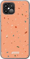 6F hoesje - geschikt voor iPhone 12 Pro - Transparant TPU Case - Terrazzo N°10 #ffffff