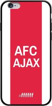 iPhone 6 Hoesje TPU Case - AFC Ajax - met opdruk #ffffff