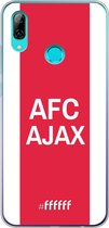 Huawei P Smart (2019) Hoesje Transparant TPU Case - AFC Ajax - met opdruk #ffffff