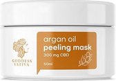 Goddess Sativa - Facial Peeling Mask - Argan and CBD -  50 ml