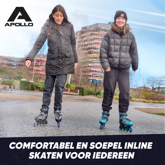Rolschaatsen Verlichte Wielen Zonder Batterij ERNAN Inline Skates Voor Kids - Verstelbaar Met Lichtgevende Wielen (geen Batterijen Nodig!) Beginners Skates Jongens Meisjes