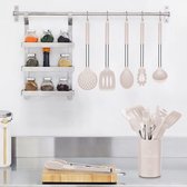 non-stick silicone cookware set, kitchen utensil set - Keukenhulpset - Keukengerei,15 Pieces