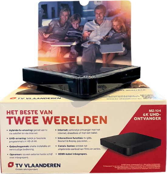 Tv Vlaanderen mz104 4K met ingebouwde smartcard - TV Vlaanderen