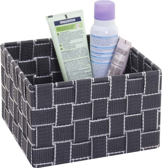 Mand op wielen 95x55x60 & 85x45x50 in CL Grey Rotan - , de