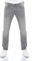 Mustang Heren Jeans Broeken Real X Oregon tapered Fit Grijs Volwassenen Denim Jeansbroek Spijkerbroek heren