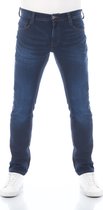 Mustang Heren Jeans Broeken Real X Oregon tapered Fit Blauw Volwassenen Denim Jeansbroek Spijkerbroek heren