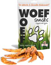 Woef Woef Snacks pour chiens Friandises - Viande séchée - Kip - Tous chiens et tous âges à partir de 3 mois - Geen additifs - 1 kg kg - 0-20 ans