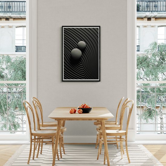 Affiche Pierres | Feng shui Poster | Esthétique Affiche | Affiche Nature | Affiches de Yoga | 61x91cm | Décoration murale | Affiche murale | CW | Décoration de chambre esthétique | Convient pour l'encadrement