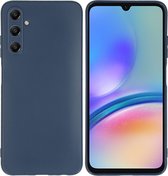 iMoshion Hoesje Geschikt voor Samsung Galaxy A05s Hoesje Siliconen - iMoshion Color Backcover - Donkerblauw